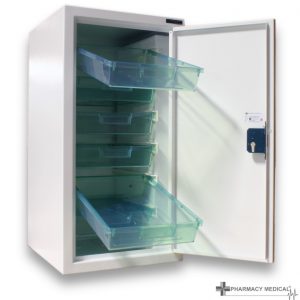 CDC107 Controlled drugs cabinet open