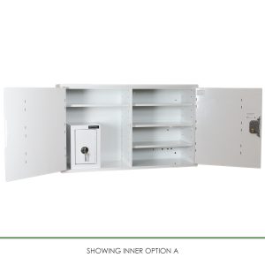 CMED403A medicine cabinet with internal controlled drugs cabinet