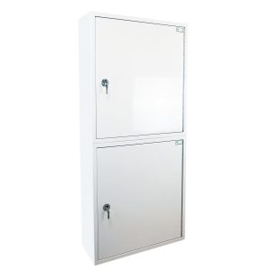 CDC204 Controlled Drugs cabinet showing the cabinet from the front with both doors closed