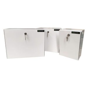 Residents own medication cabinet bottom hinged