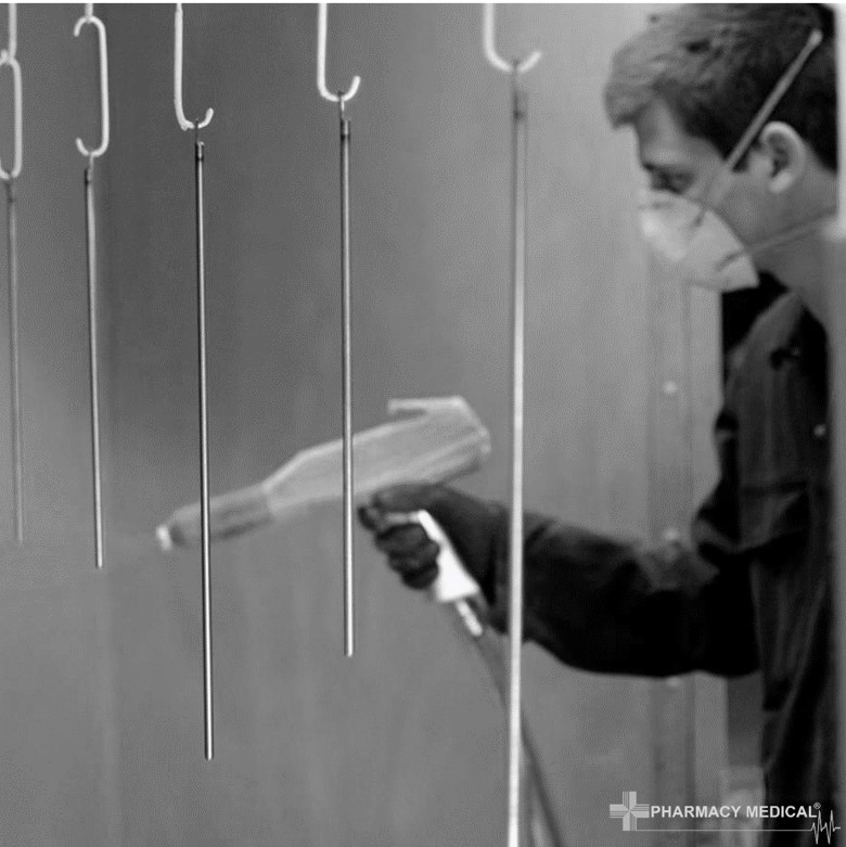 Powder coating bespoke controlled drugs cabients