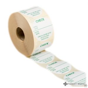 check date prescription alert stickers