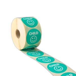 child prescription alert sticker rolls