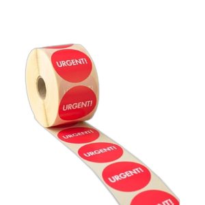 urgent prescription alert sticker rolls