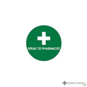 speak to pharmacist prescription alert stickers
