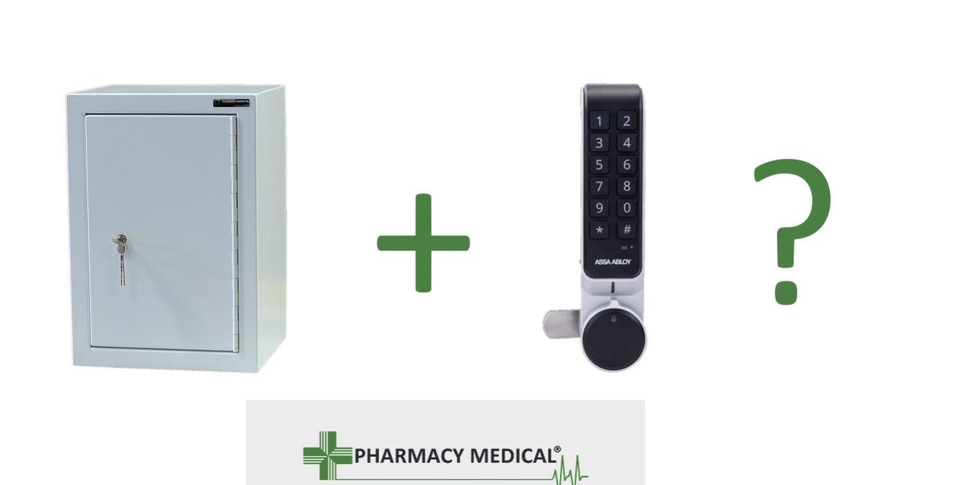 Combination Lock on a drugs cabinet