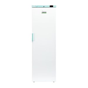 Lec PPSR400BT freestanding pharmacy fridge from the front with the door closed