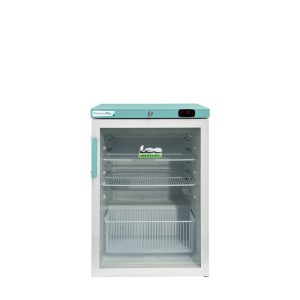 Lec PPGR158BT pharmacy plus glass door pharmacy fridge from the front with door closed