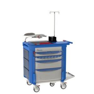 Resuscitation cart LECCRP3 in blue